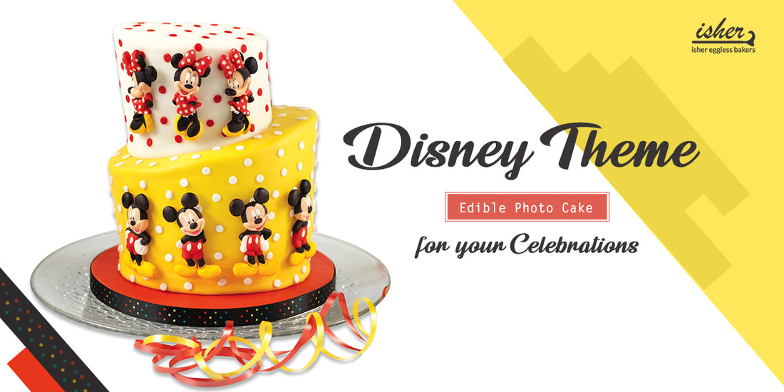 DISNEY THEME EDIBLE PHOTO CAKE FOR YOUR CELEBRATIONS