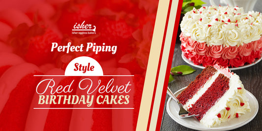 5 PERFECT PIPING STYLE RED VELVET BIRTHDAY CAKES