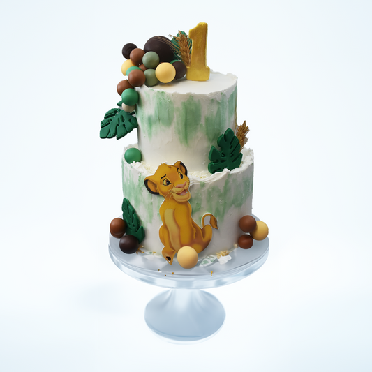 Simba’s Wild One Cake (Buttercream)