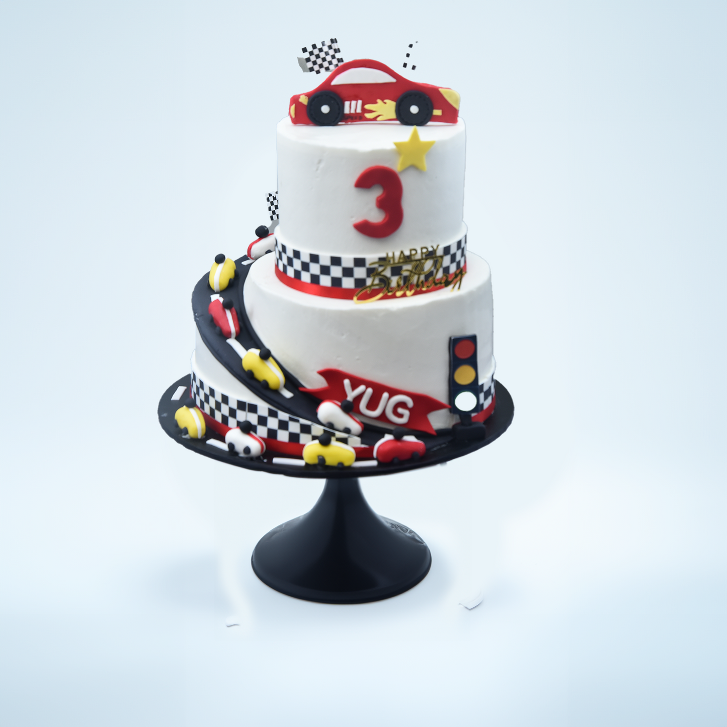 Race Day Rally Cake (Buttercream)