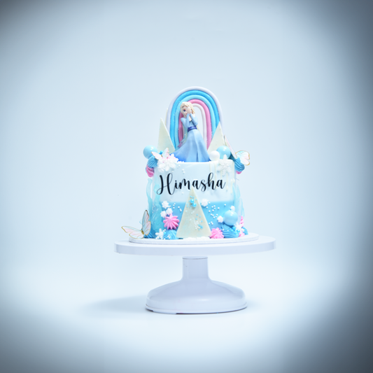 Frozen Fantasy Cake  (Available in Buttercream icing)