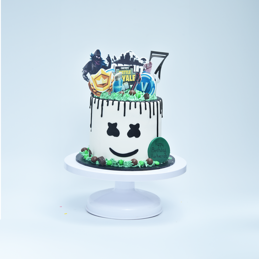 Marshmello x Fortnite Party Cake