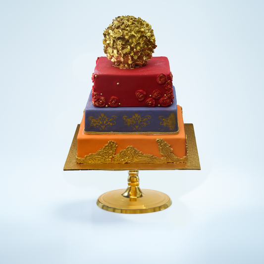 Regal Maharani Tier (Fondant)