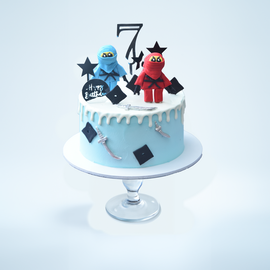 Ninja Strike Birthday Cake (Buttercream)