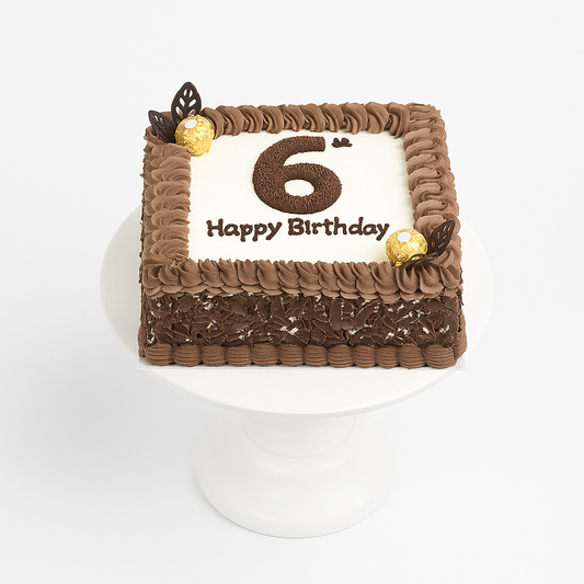 Choco Celebration Number Cake
