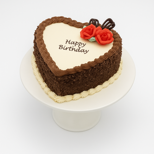 Chocolate Bloom Heart