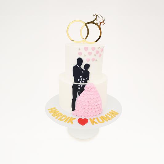 Forever in Love Cake  (Buttercream)