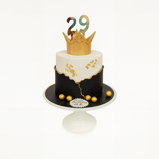 Royal Crown Birthday Cake  (Buttercream)