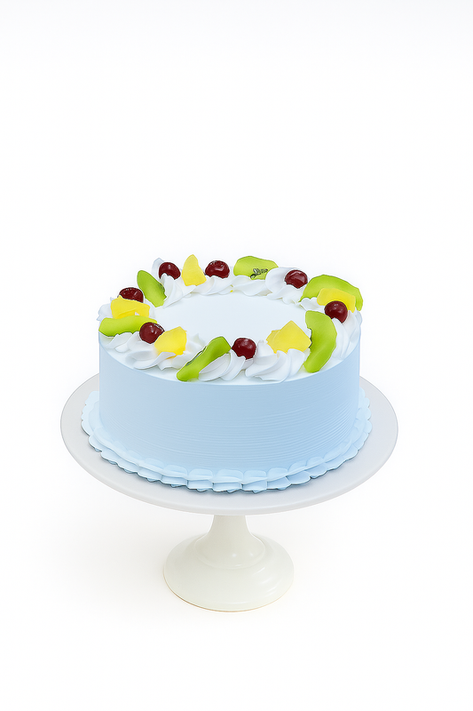 Seasonal Fruit Delight Cake