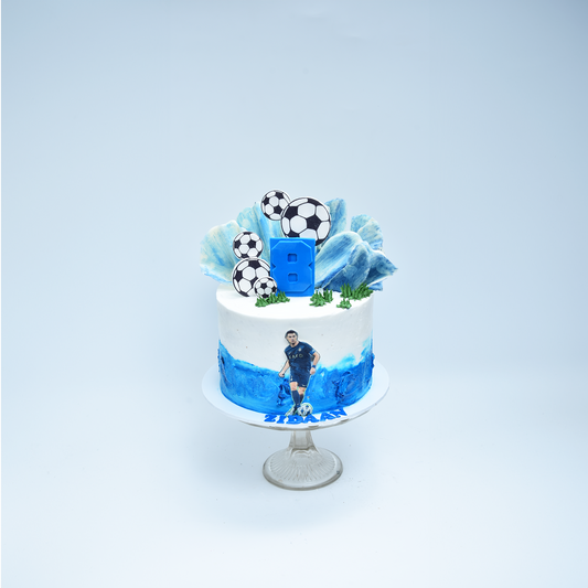 Soccer Champ Cake (Buttercream)