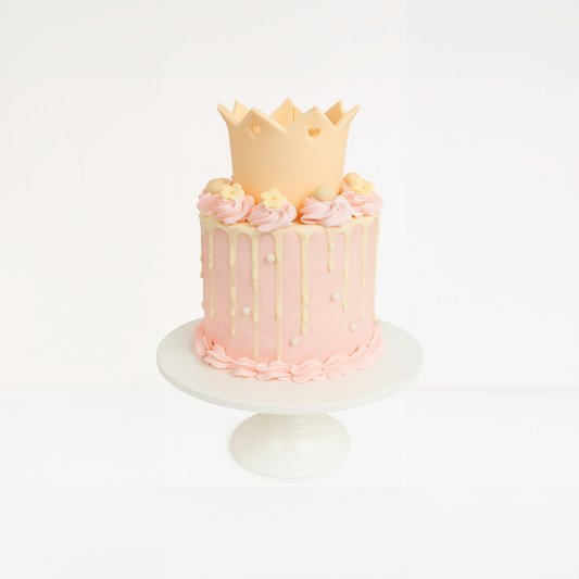 Royal Blush Custom Cake