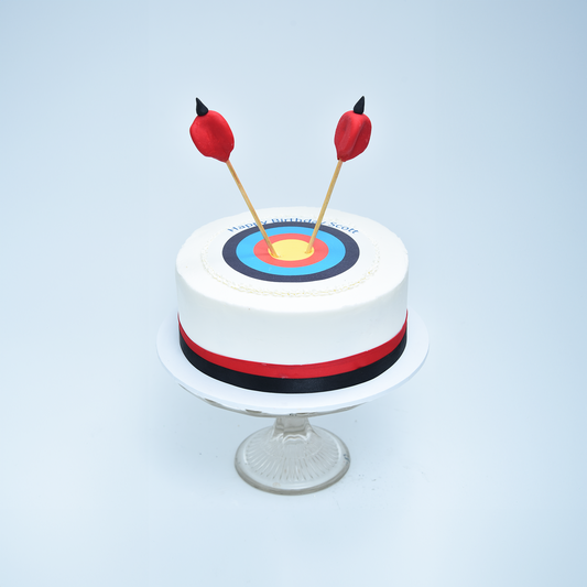 Bullseye Archery Cake (Buttercream)