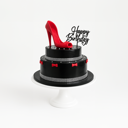Glam Diva Stiletto Cake (Fondant)