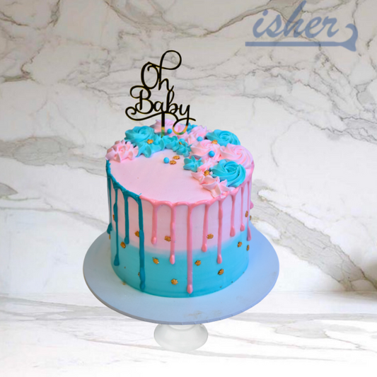 Oh Baby Shower Cake(Available In Fresh Cream) Cake
