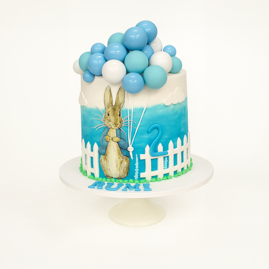 Peter Rabbit Themed Birthday Cake (Buttercream)