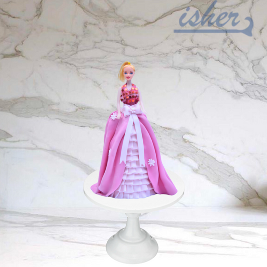 Pink Pixie Doll Cake (Available In Fondant Icing Only)