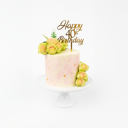 Rosé Bloom Delight (Buttercream)