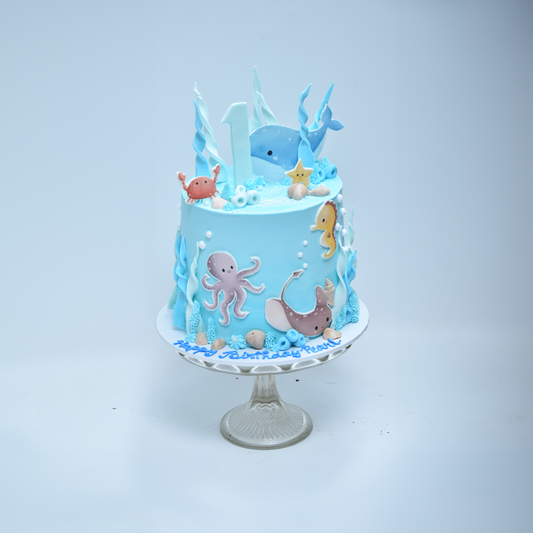 Aquatic Friends Cake