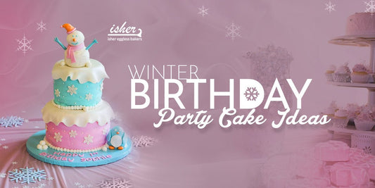 WINTER BIRTHDAY PARTY CAKE IDEAS - Isher Eggless Bakers