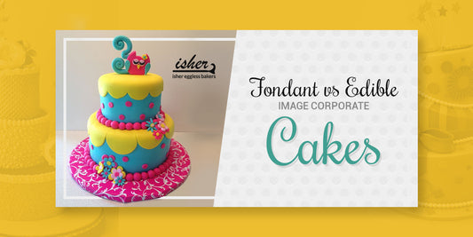 FONDANT VS EDIBLE IMAGE CORPORATE CAKES