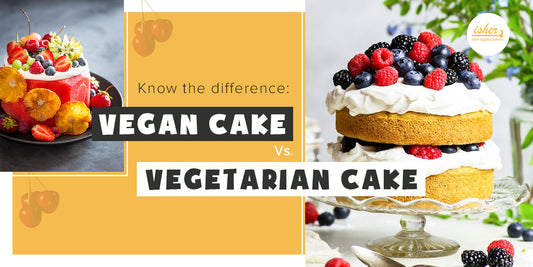 KNOW THE DIFFERENCE: VEGAN CAKE VS. VEGETARIAN CAKE