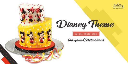 DISNEY THEME EDIBLE PHOTO CAKE FOR YOUR CELEBRATIONS