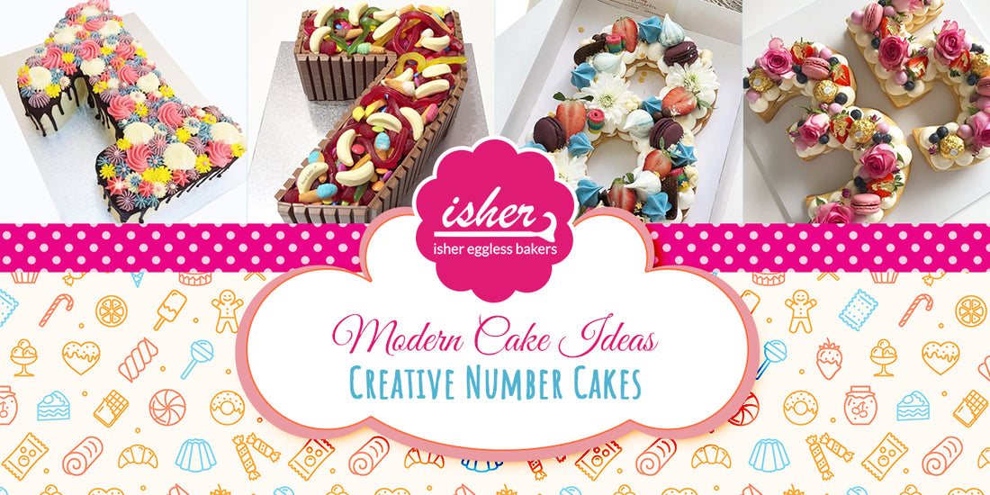 MODERN CAKE IDEAS - CREATIVE NUMBER CAKES