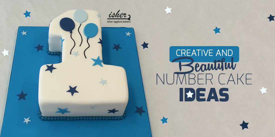 CREATIVE & BEAUTIFUL NUMBER CAKE IDEAS