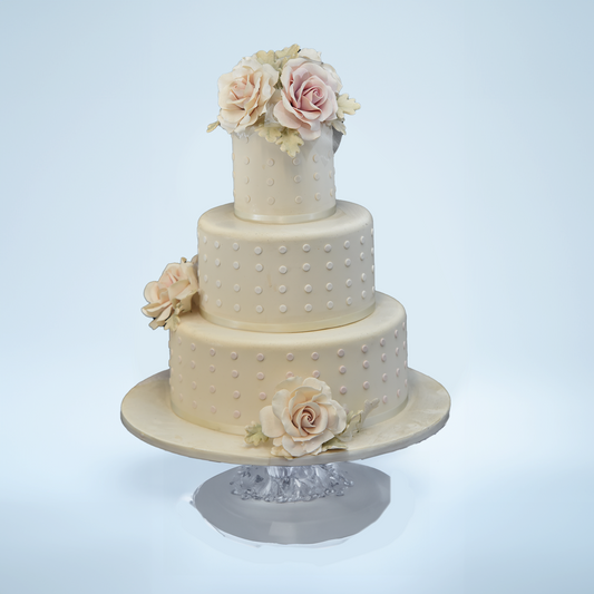 Pearl Rose Romance (Fondant)