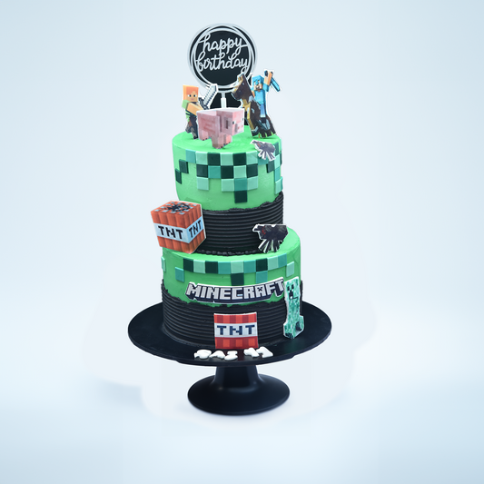 Minecraft  (Available in Buttercream Icing only)