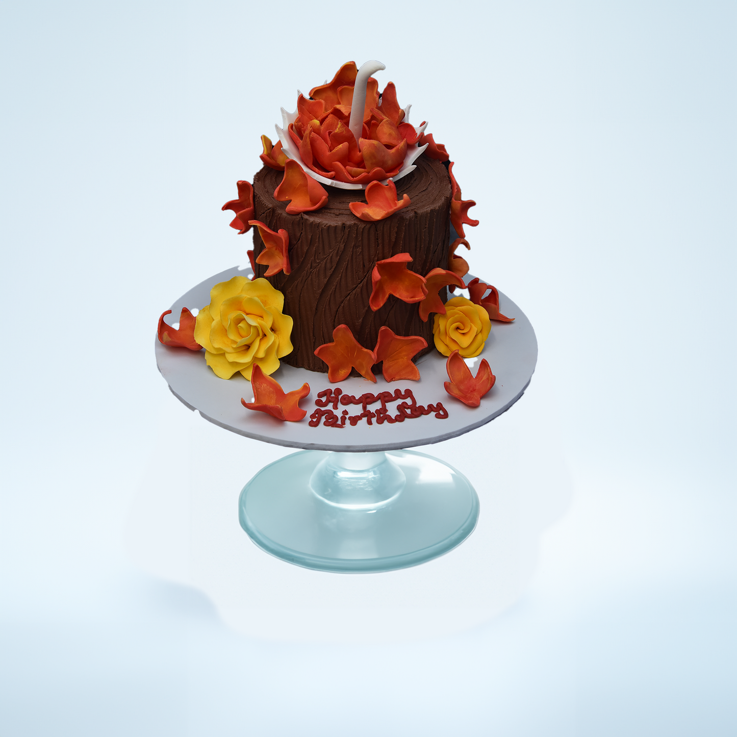 Autumn Fall Cake(Available in Buttercream only )