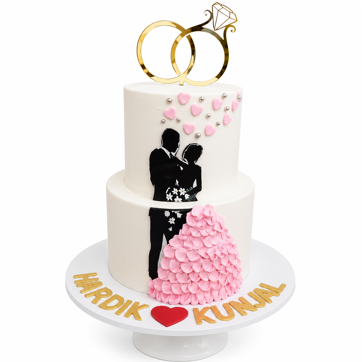 Forever in Love Cake  (Buttercream)