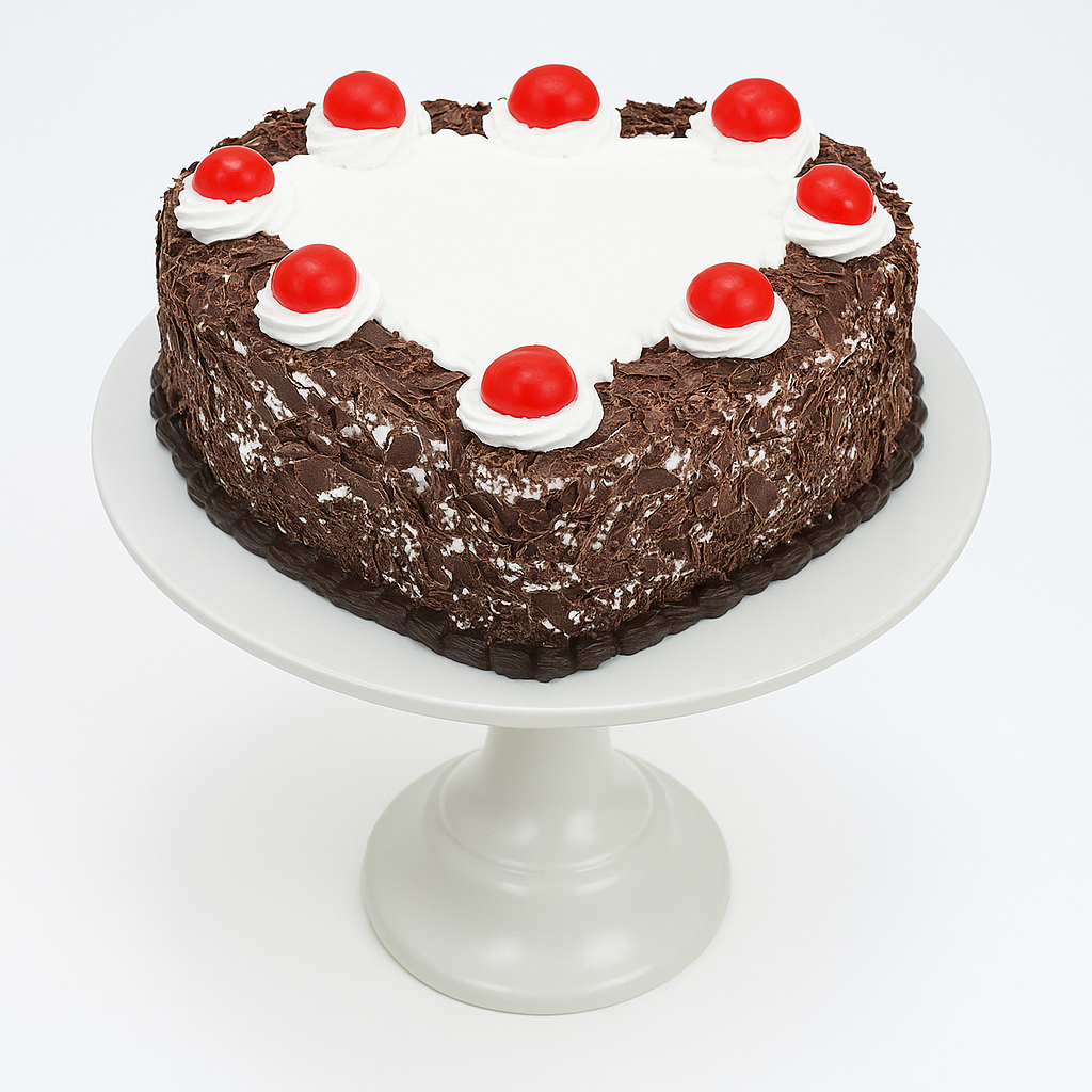 Blackforest Heart Cake