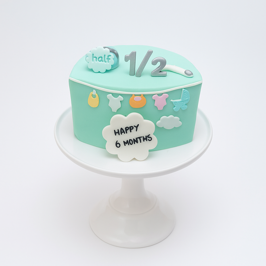 Half Birthday/ Baby shower Cake (Buttercream)