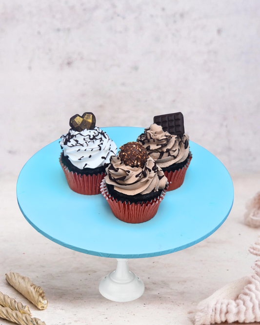 Assorted chocolate cupcakes (Pack of 6)