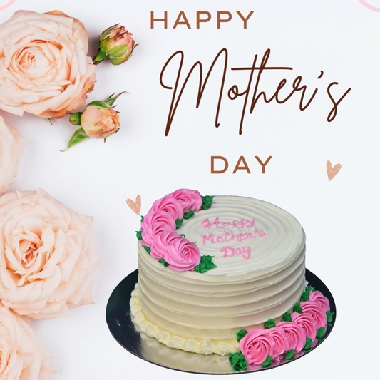 Creamy Floral Delight Cake