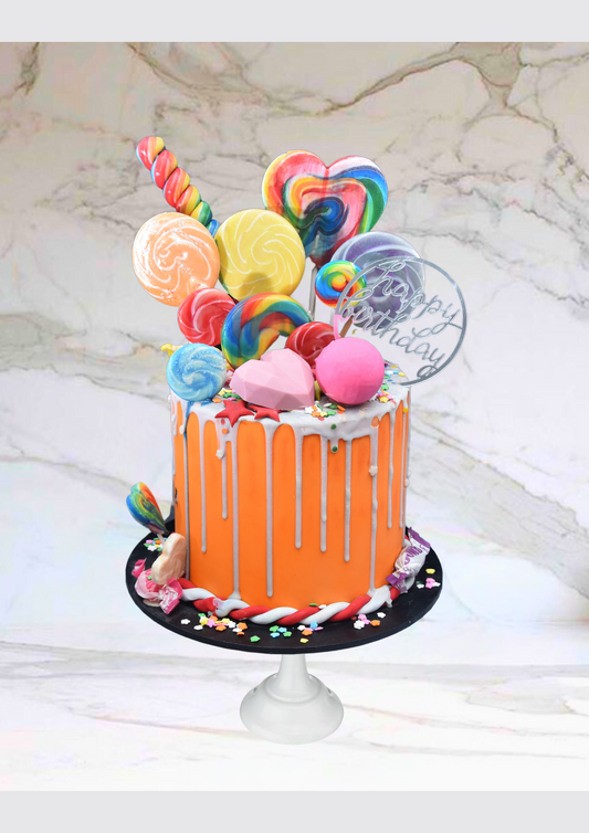 Candyland Creation Cake(Available in Fresh Cream and Buttercream icing )
