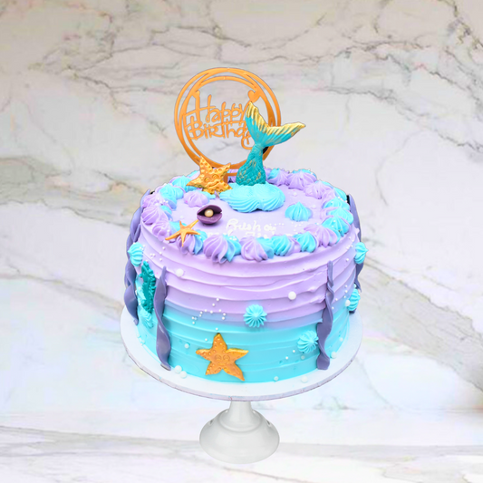 Mermaid's Treasure Cake(Available in fresh cream)