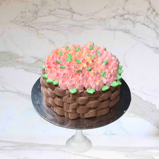 Tulip Basket Cake