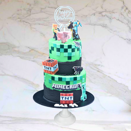 Minecraft  (Available in Buttercream Icing only)