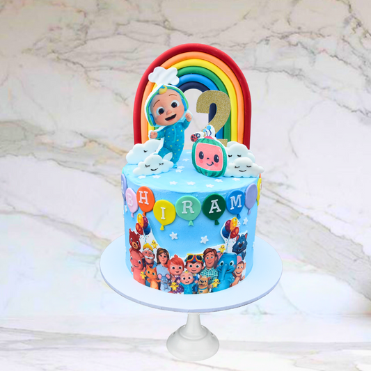 Cocomelon Cheer(Available in Buttercream icing only)
