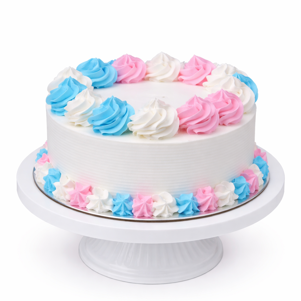 Pastel Swirl Celebration Cake