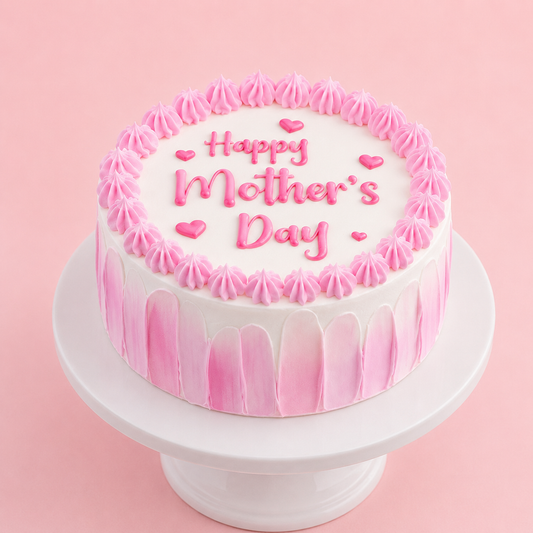 Blush Drip Mother’s Day Cake
