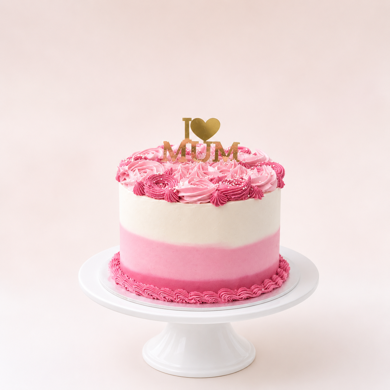 Blush Ombre Mother’s Day Cake