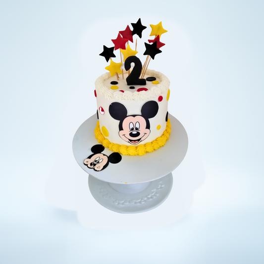 Mickey's Birthday Bash Cake(Available in Buttercream Only)