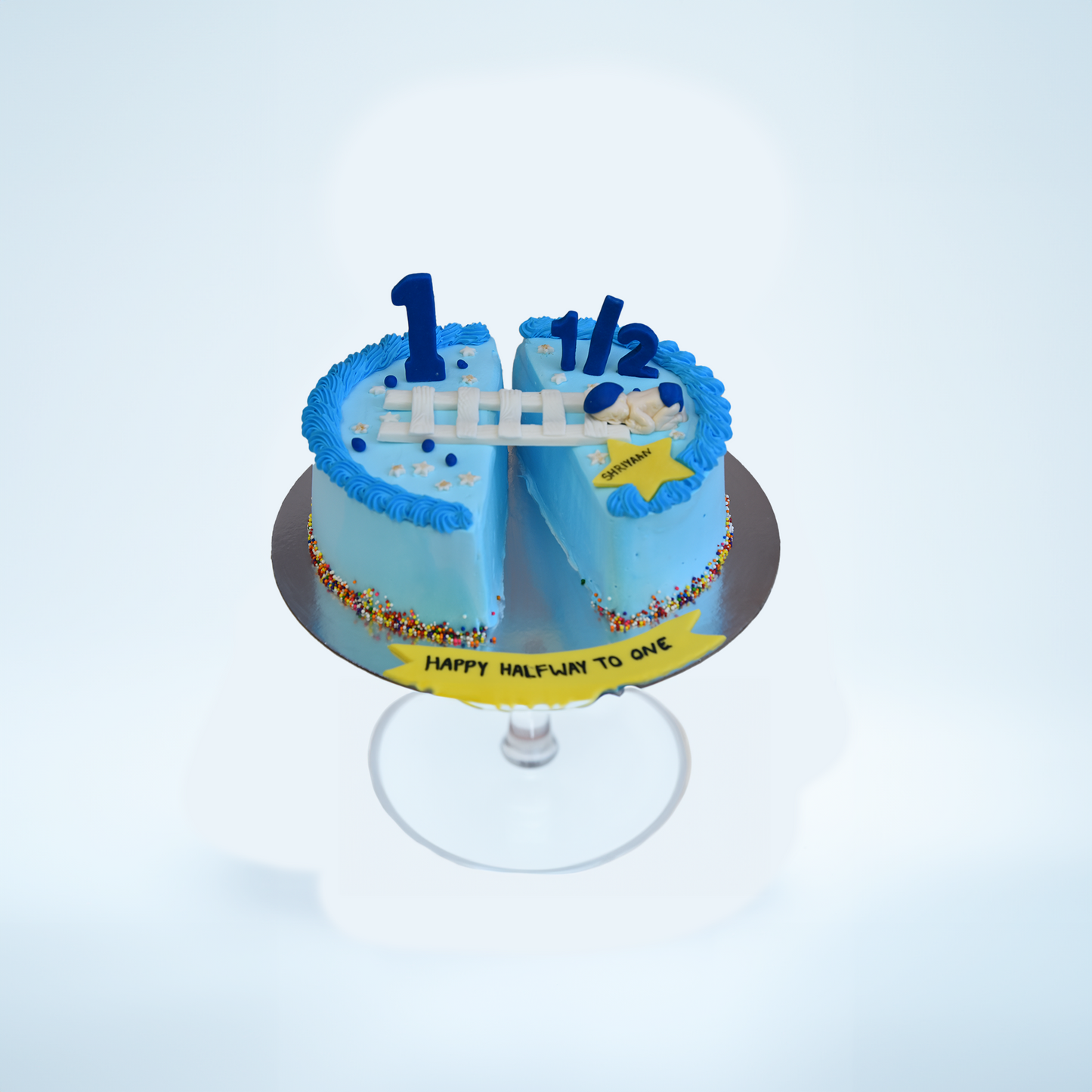 Six Month Birthday Cake(Available in fresh cream)