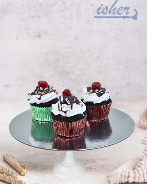 Choco Vanilla Cupcakes (Pack Of 6) Cupcakes