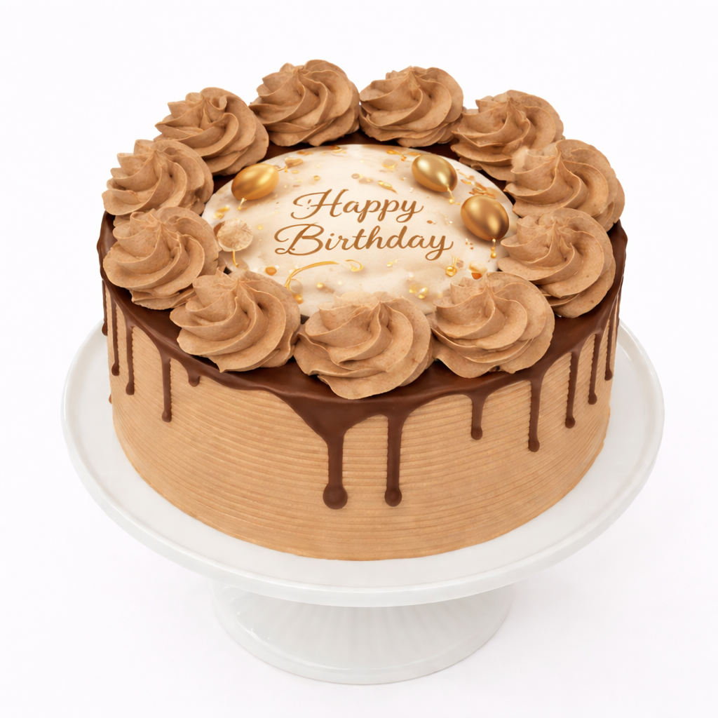 Classic Chocolate Photo Cake
