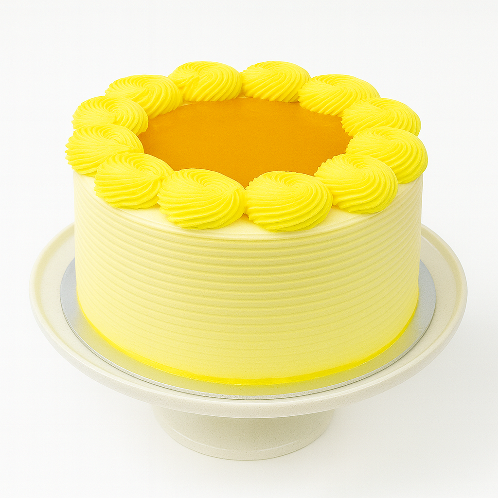 Classic Vanilla Mango Cake