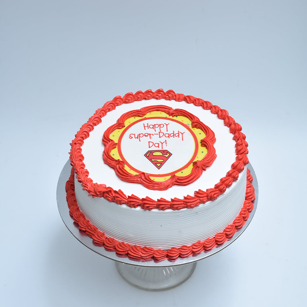 Super Dad Celebration Cake